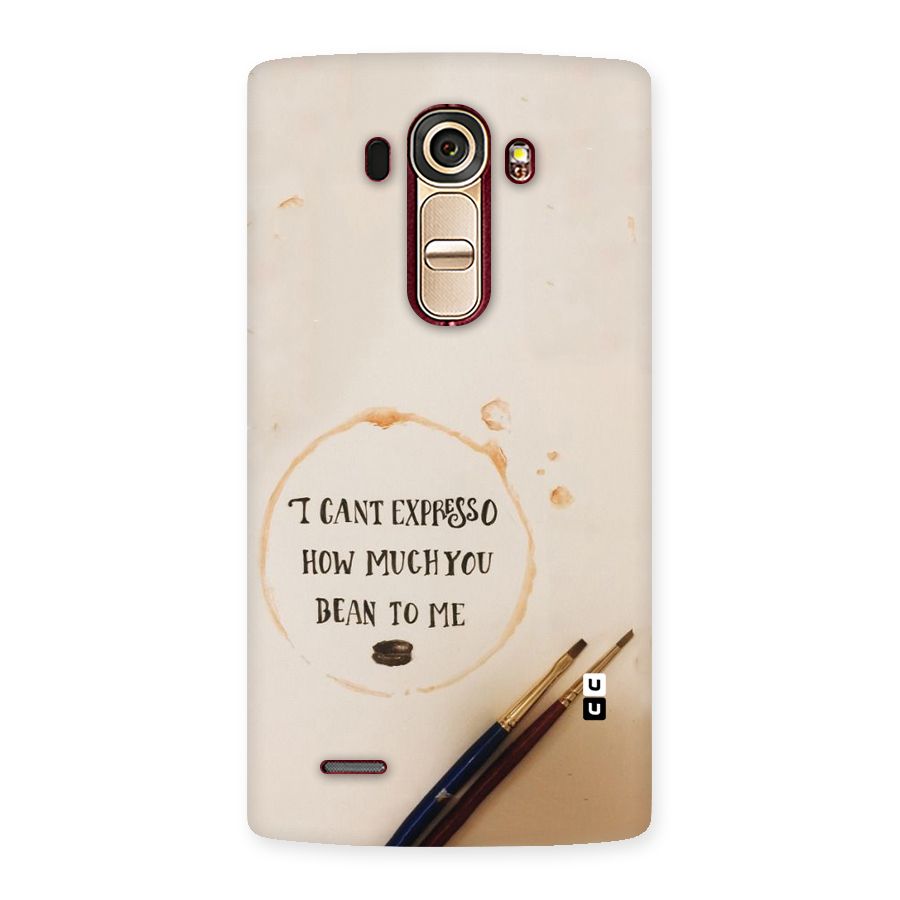 Espresso Bean Back Case for LG G4
