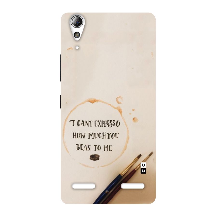 Espresso Bean Back Case for Lenovo A6000 Plus