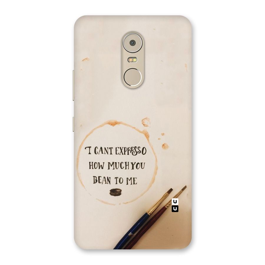 Espresso Bean Back Case for Lenovo K6 Note