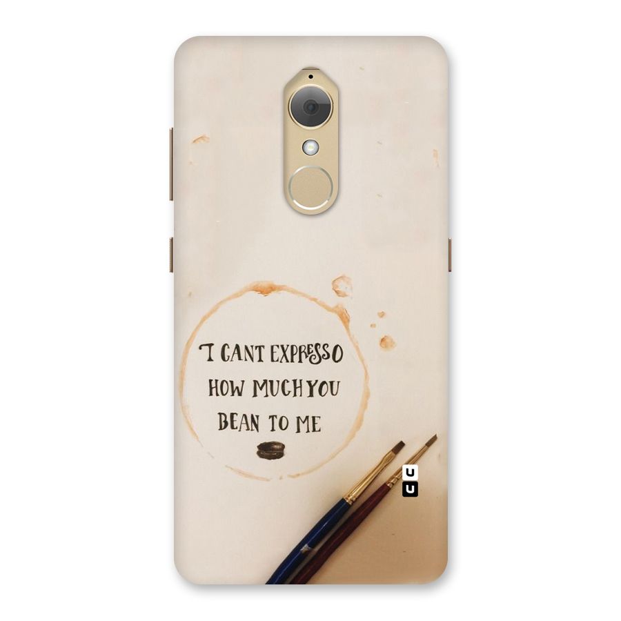 Espresso Bean Back Case for Lenovo K8