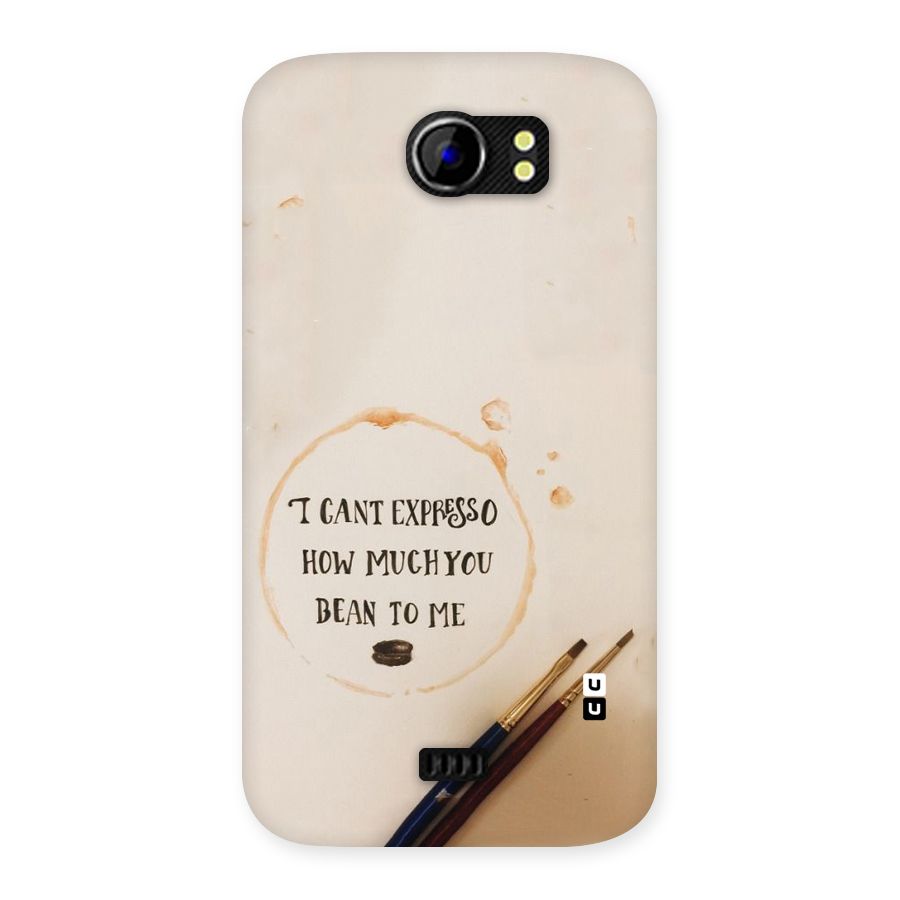 Espresso Bean Back Case for Micromax Canvas 2 A110