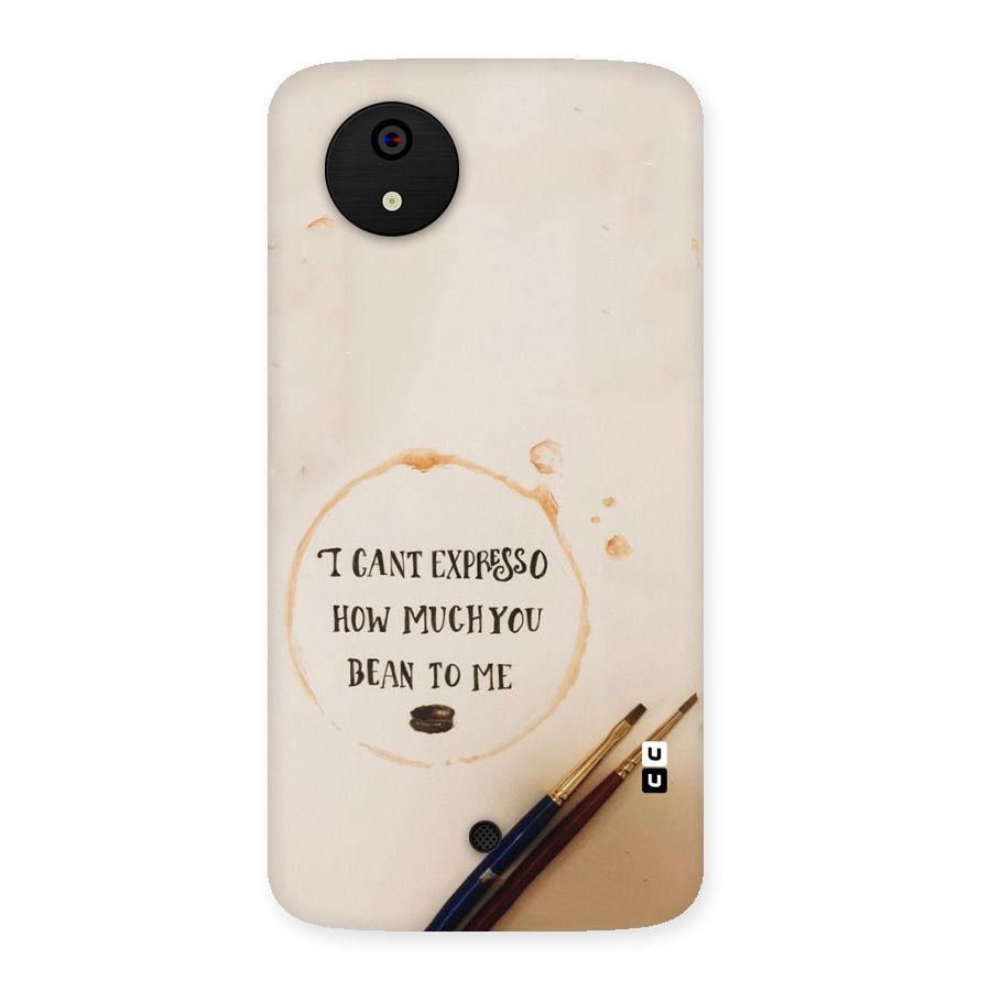 Espresso Bean Back Case for Micromax Canvas A1