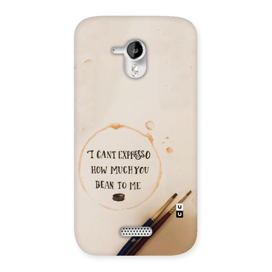 Espresso Bean Back Case for Micromax Canvas HD A116