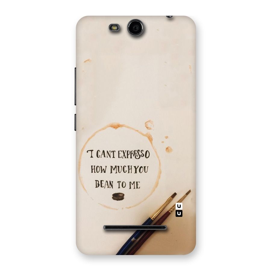 Espresso Bean Back Case for Micromax Canvas Juice 3 Q392