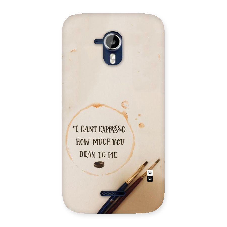 Espresso Bean Back Case for Micromax Canvas Magnus A117