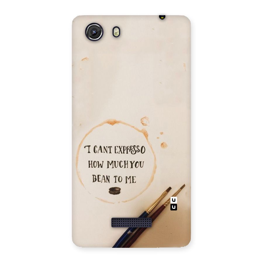 Espresso Bean Back Case for Micromax Unite 3