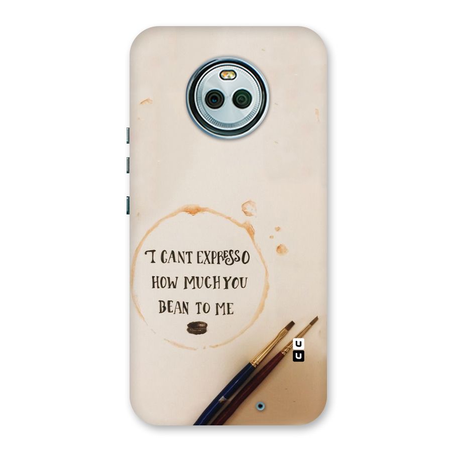 Espresso Bean Back Case for Moto X4