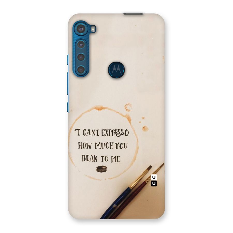 Espresso Bean Back Case for Motorola One Fusion Plus