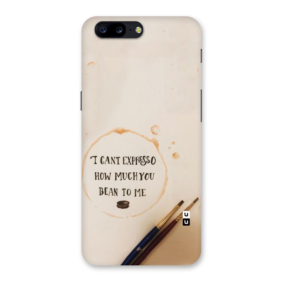 Espresso Bean Back Case for OnePlus 5