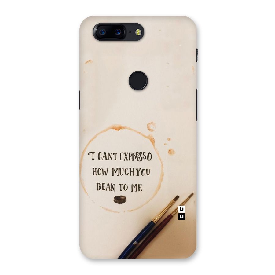 Espresso Bean Back Case for OnePlus 5T
