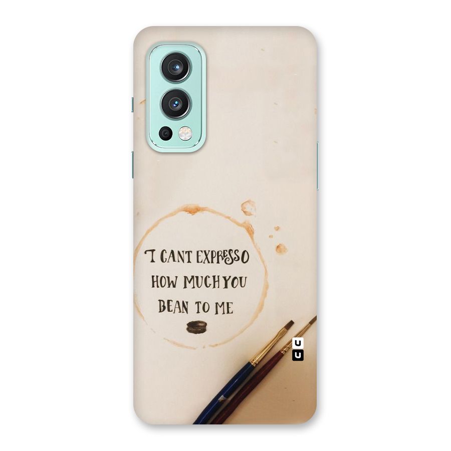 Espresso Bean Back Case for OnePlus Nord 2 5G