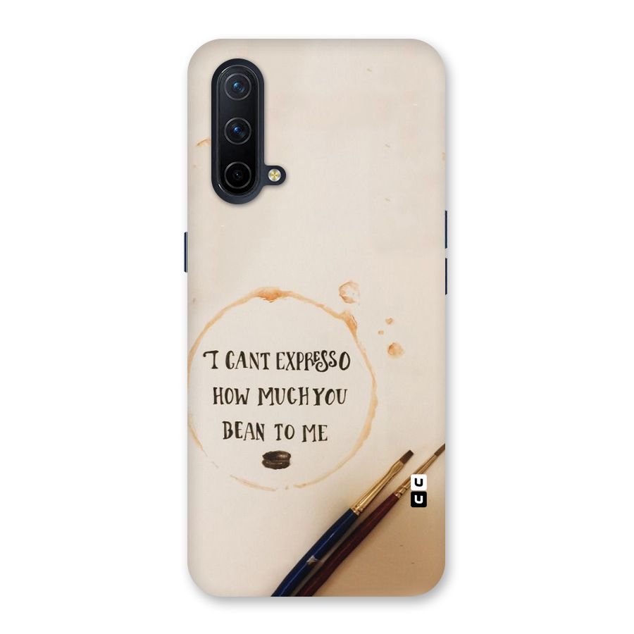 Espresso Bean Back Case for OnePlus Nord CE 5G
