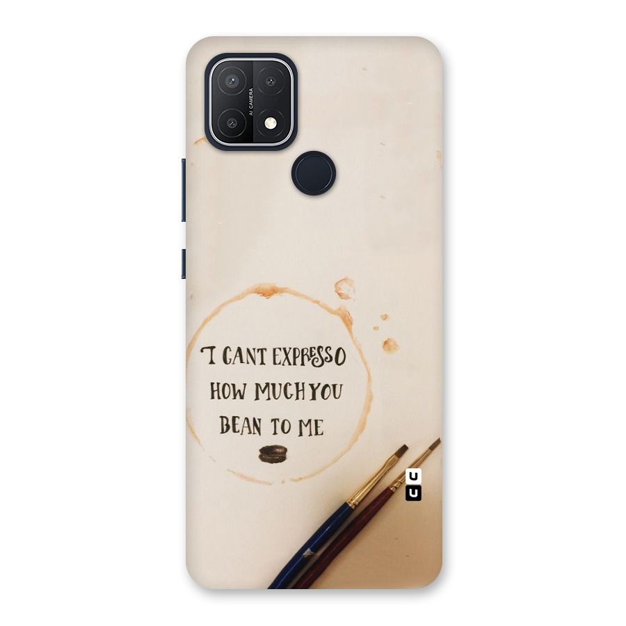 Espresso Bean Back Case for Oppo A15