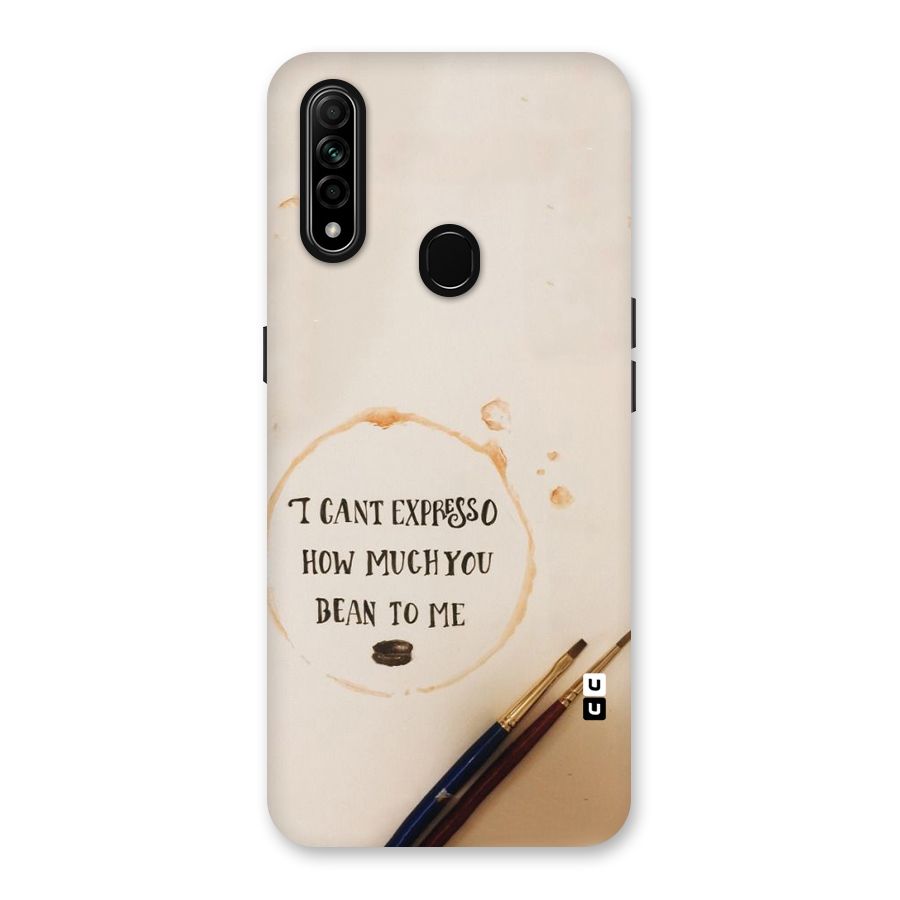 Espresso Bean Back Case for Oppo A31
