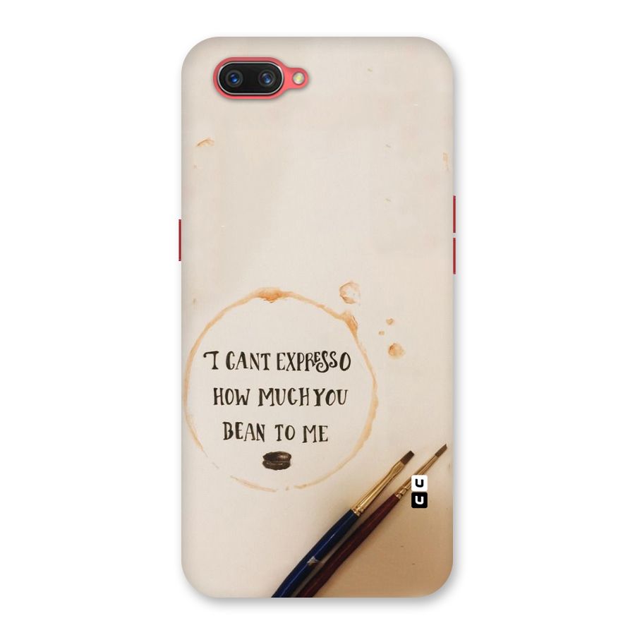 Espresso Bean Back Case for Oppo A3s