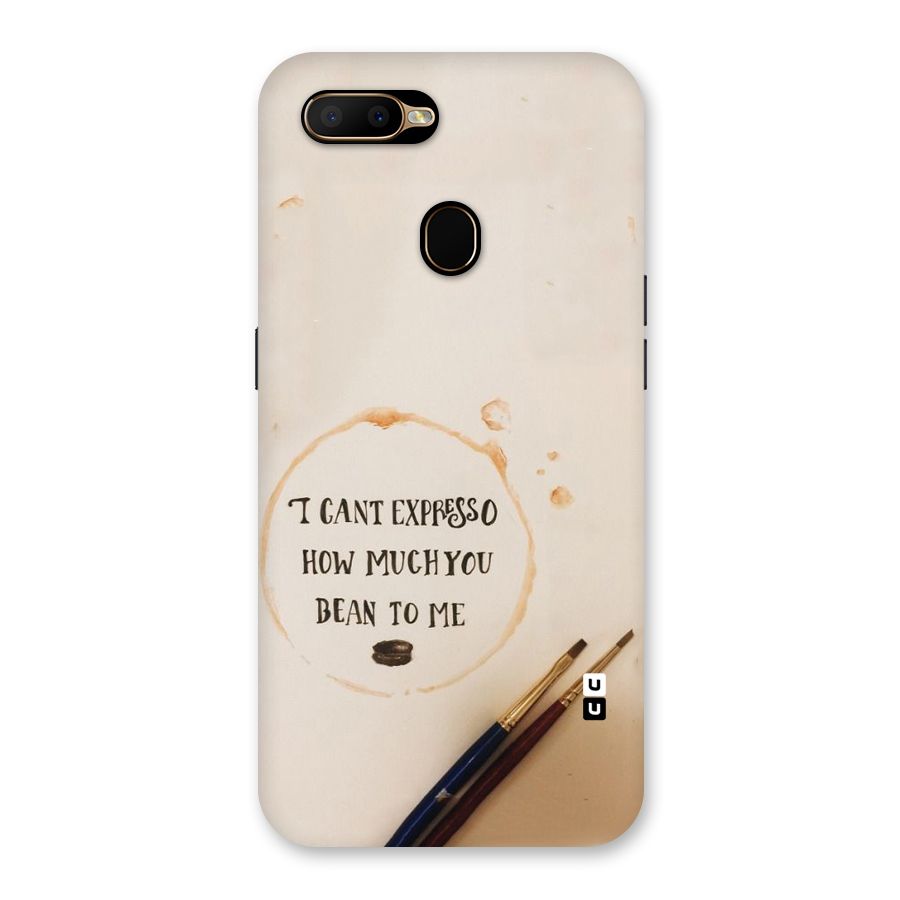 Espresso Bean Back Case for Oppo A5s