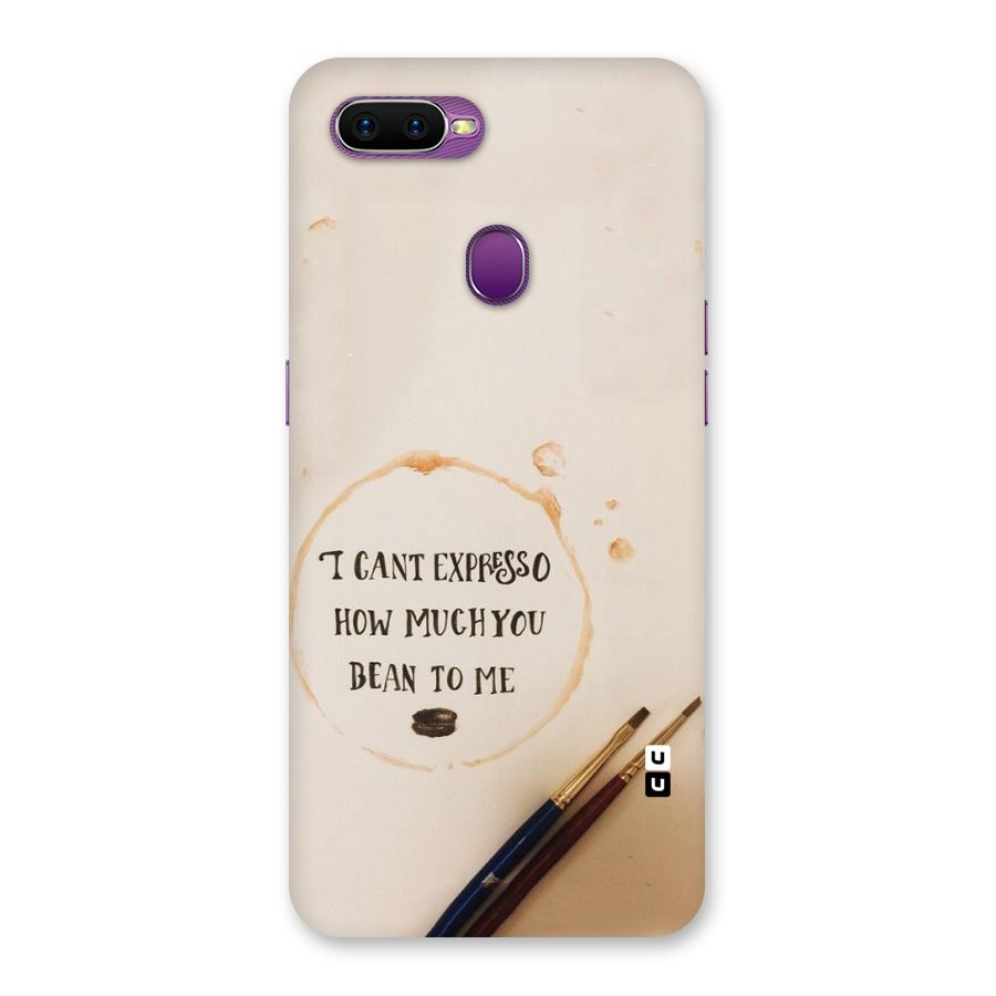 Espresso Bean Back Case for Oppo F9