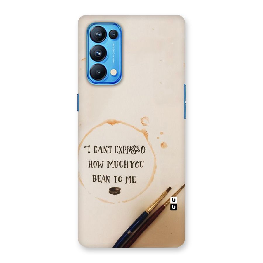 Espresso Bean Back Case for Oppo Reno5 Pro 5G