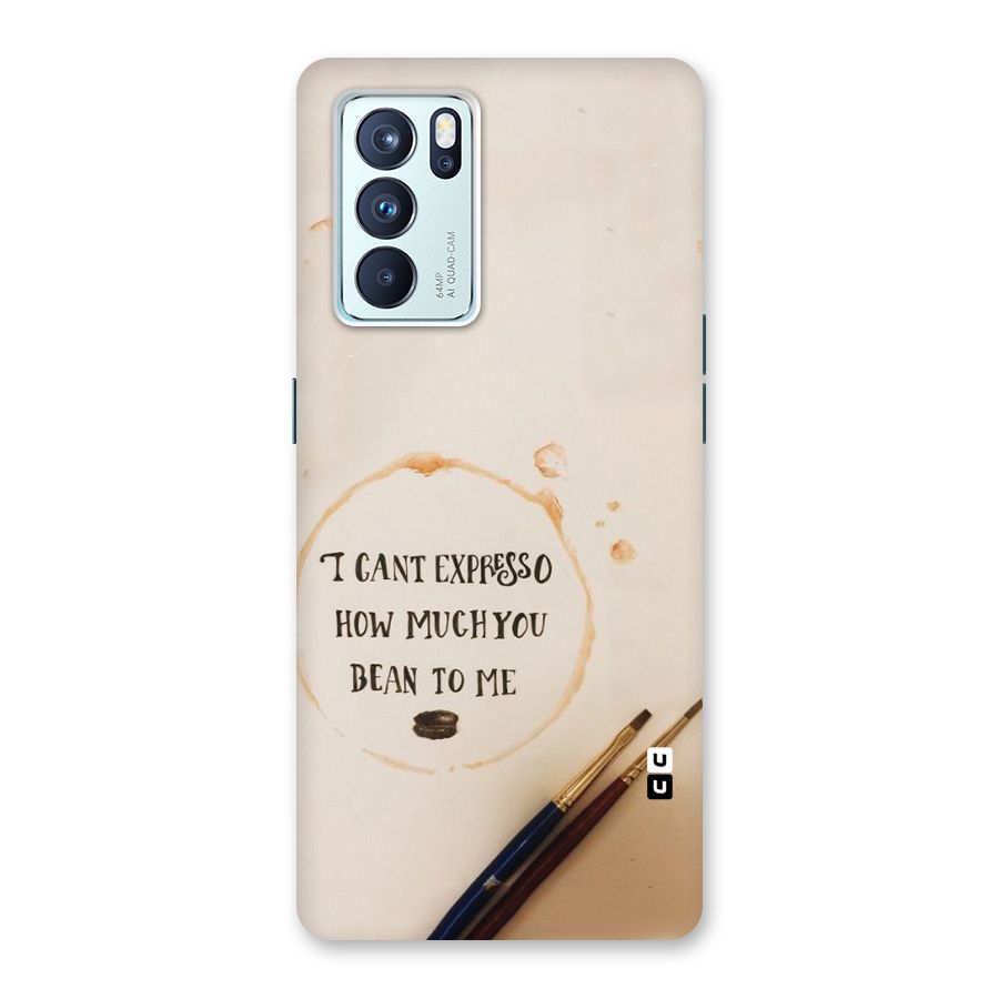 Espresso Bean Back Case for Oppo Reno6 Pro 5G
