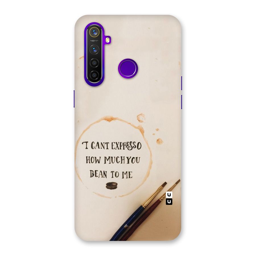Espresso Bean Back Case for Realme 5 Pro