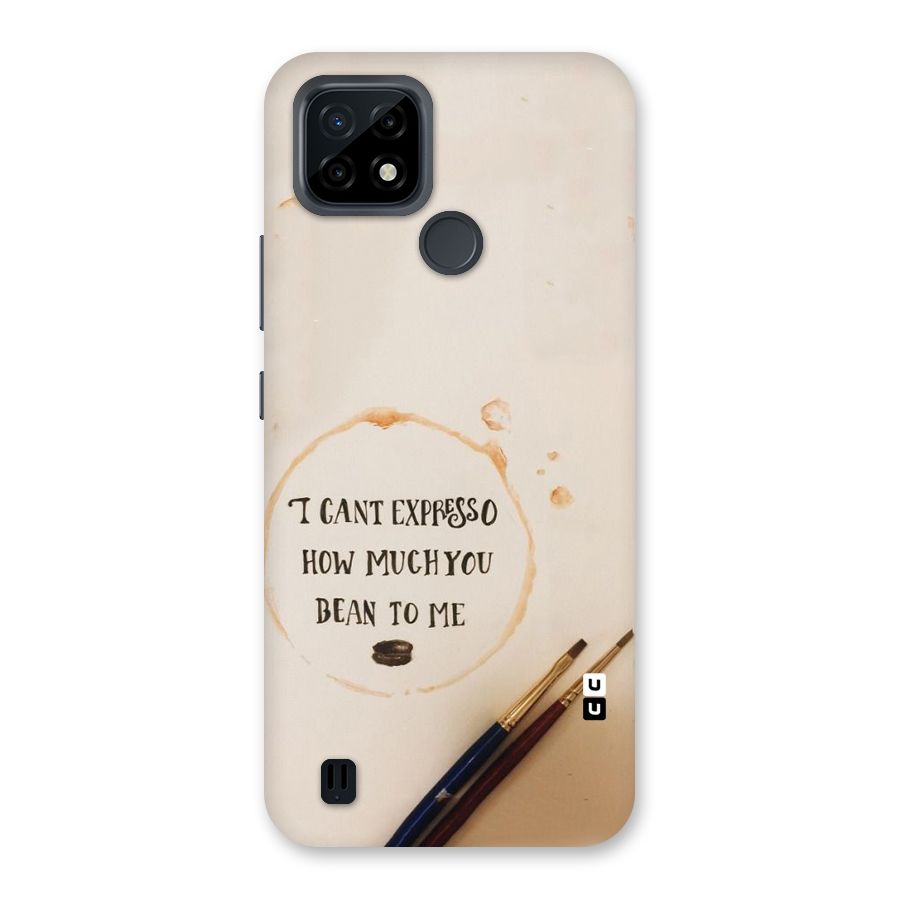 Espresso Bean Back Case for Realme C21