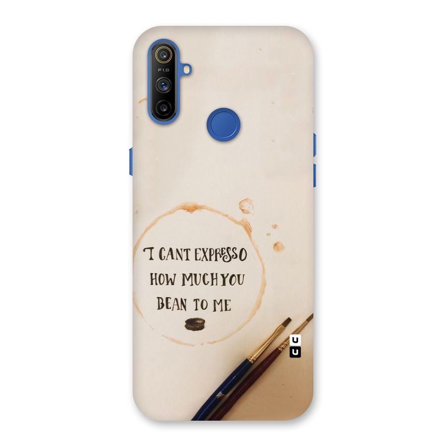 Espresso Bean Back Case for Realme Narzo 10A