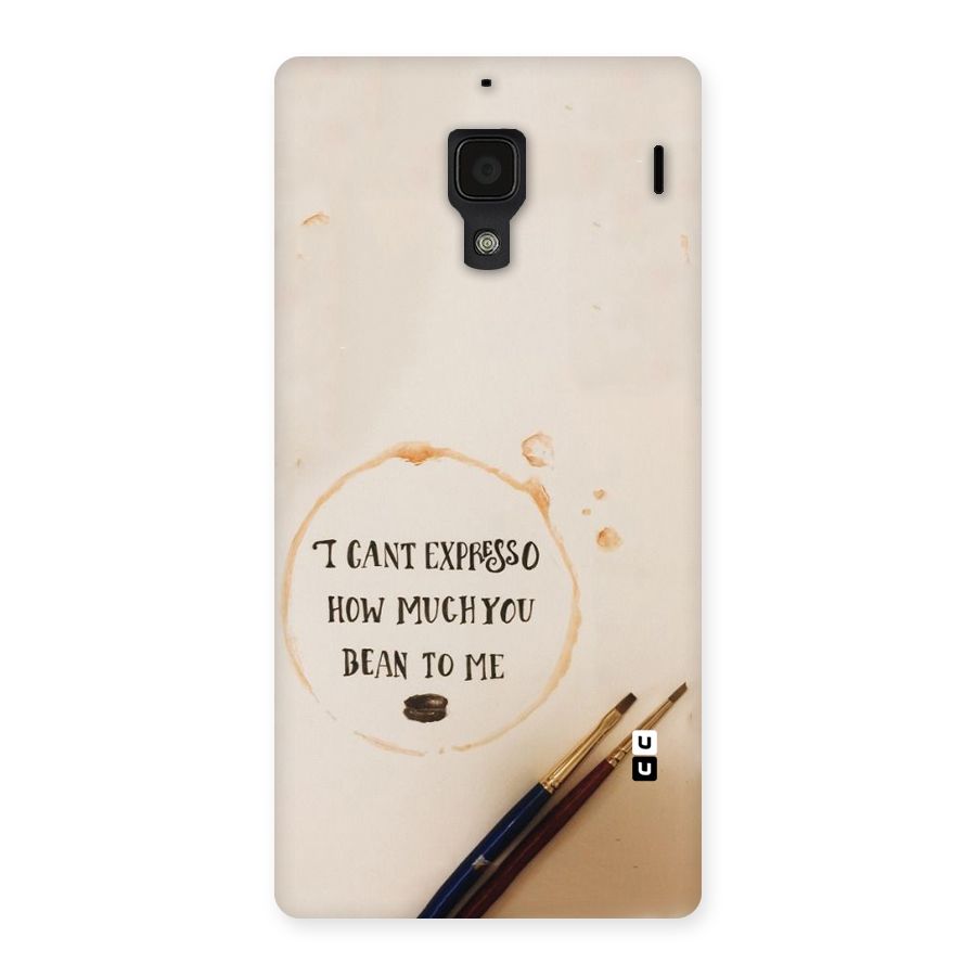 Espresso Bean Back Case for Redmi 1S