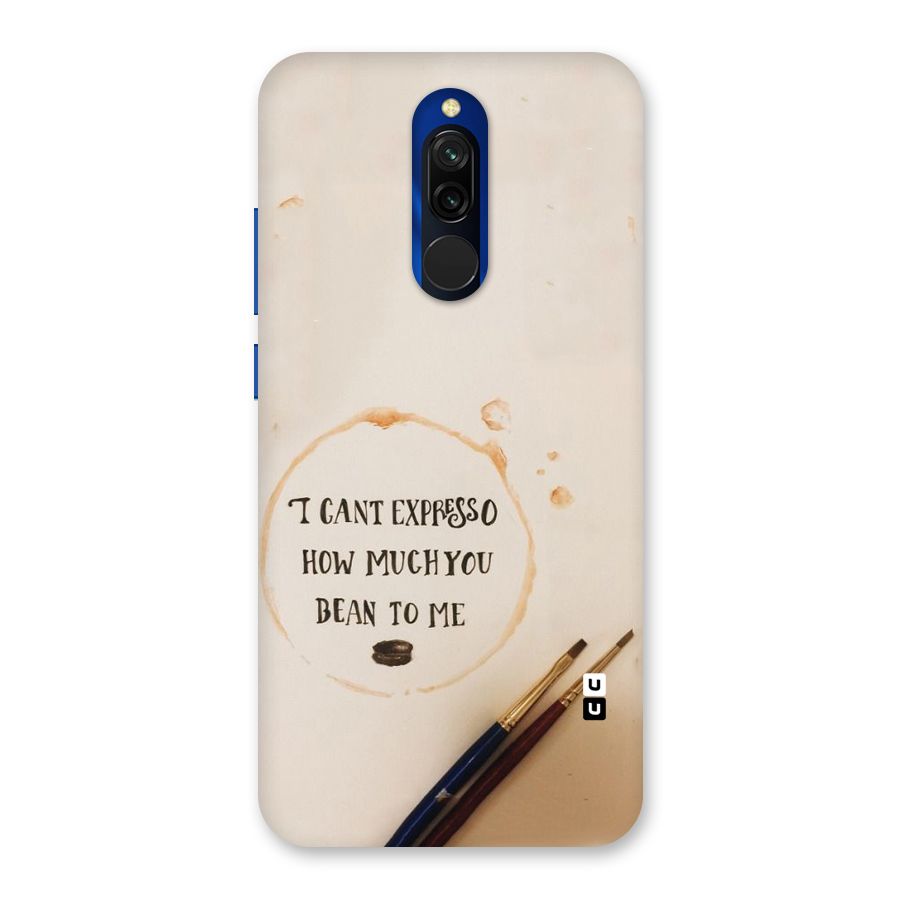 Espresso Bean Back Case for Redmi 8