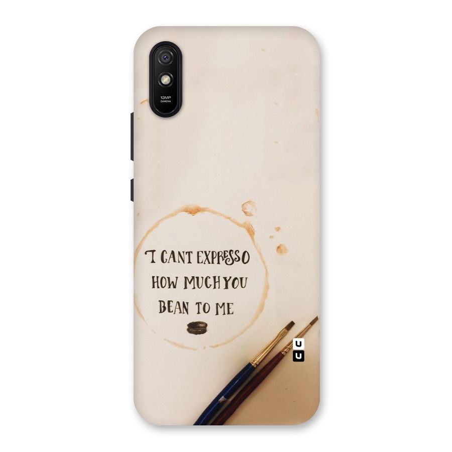 Espresso Bean Back Case for Redmi 9i