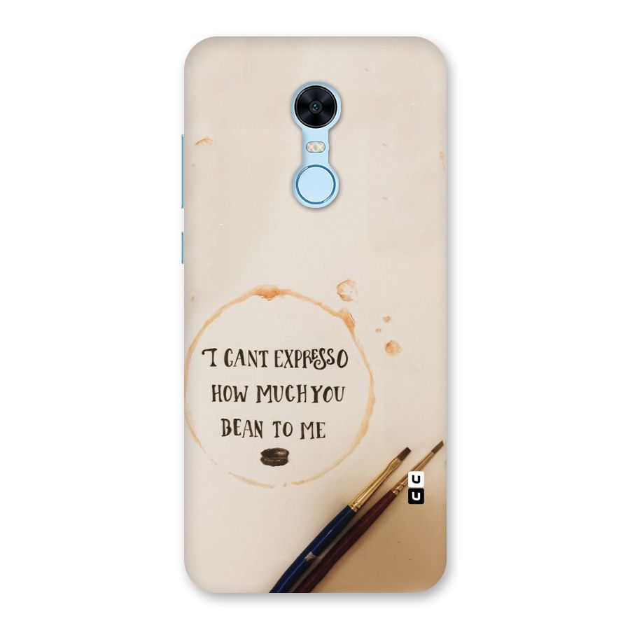 Espresso Bean Back Case for Redmi Note 5