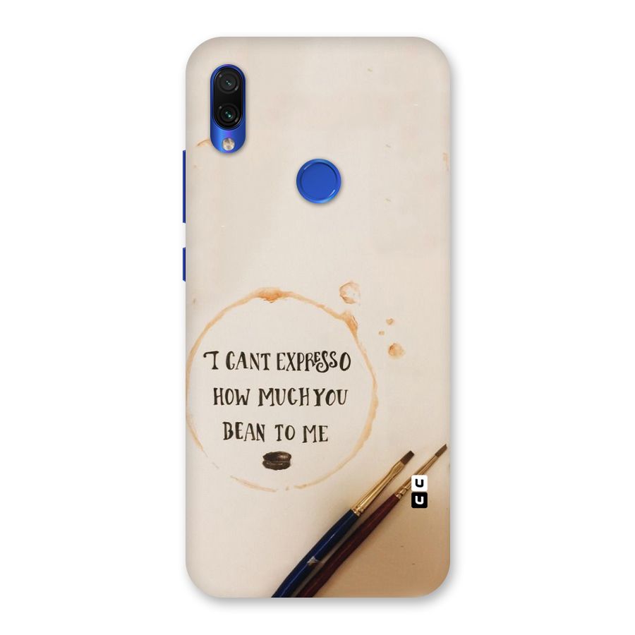 Espresso Bean Back Case for Redmi Note 7S