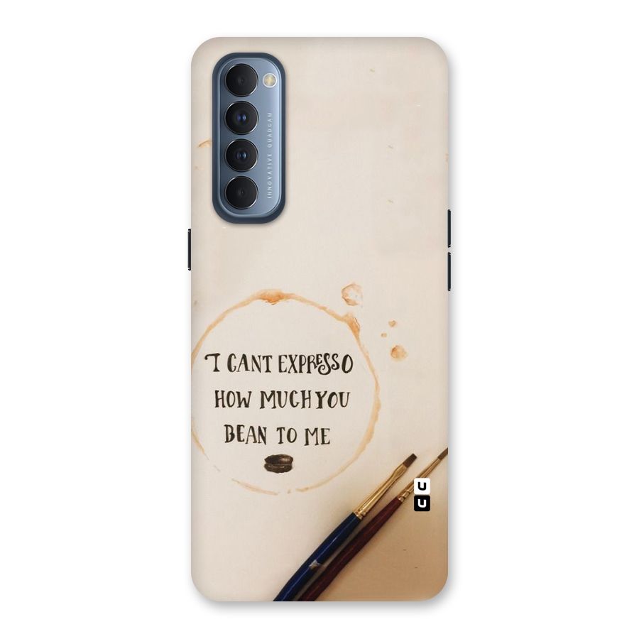 Espresso Bean Back Case for Reno4 Pro