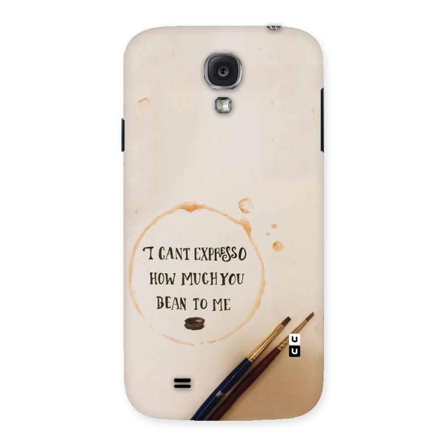 Espresso Bean Back Case for Samsung Galaxy S4