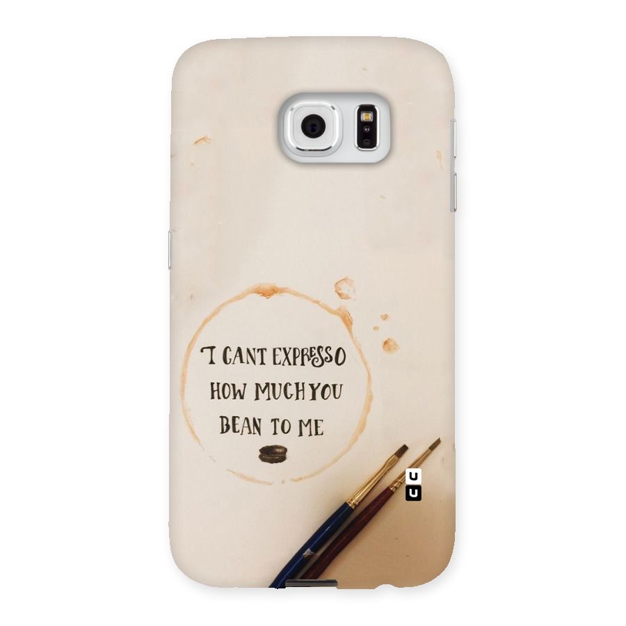 Espresso Bean Back Case for Samsung Galaxy S6