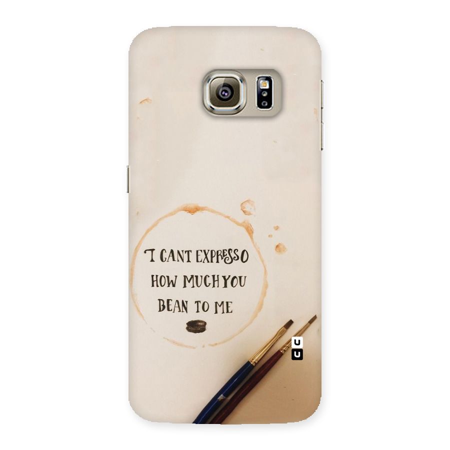 Espresso Bean Back Case for Samsung Galaxy S6 Edge