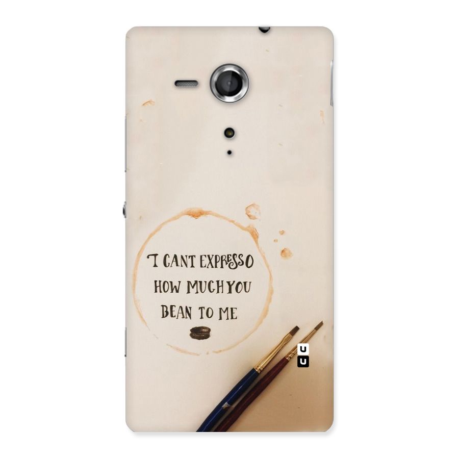 Espresso Bean Back Case for Sony Xperia SP