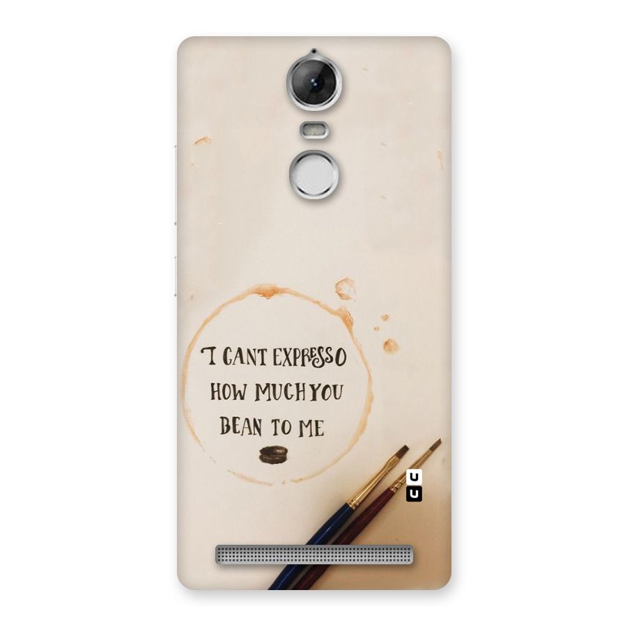 Espresso Bean Back Case for Vibe K5 Note