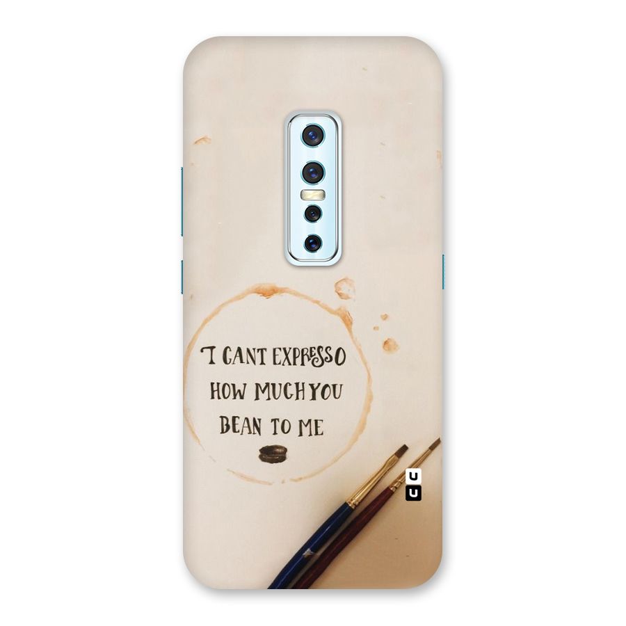 Espresso Bean Back Case for Vivo V17 Pro