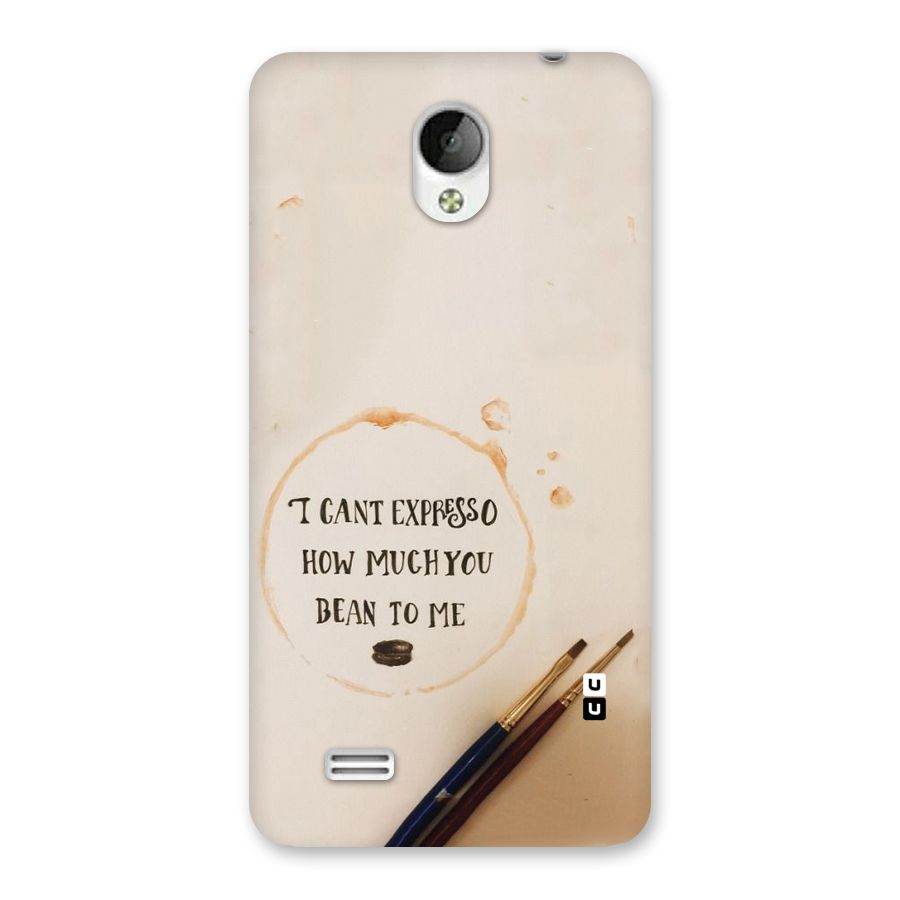 Espresso Bean Back Case for Vivo Y21