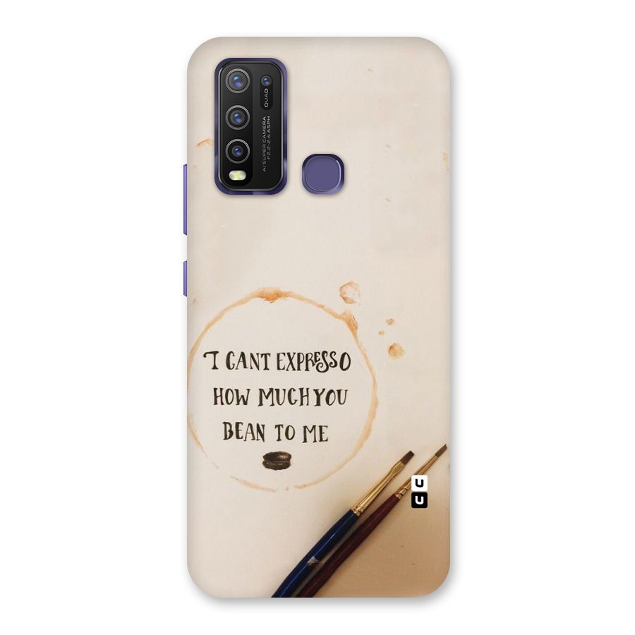 Espresso Bean Back Case for Vivo Y50