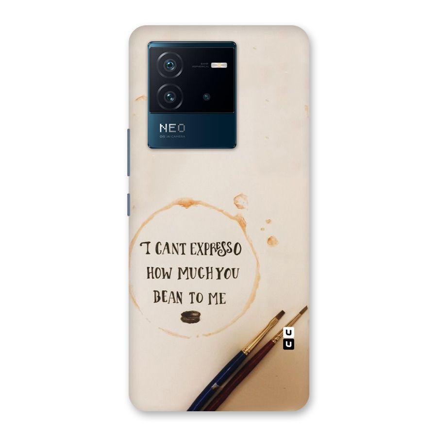 Espresso Bean Back Case for Vivo iQOO Neo 6 5G