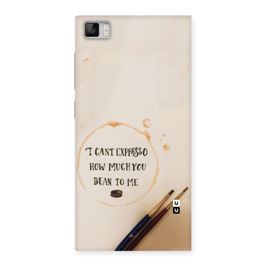 Espresso Bean Back Case for Xiaomi Mi3