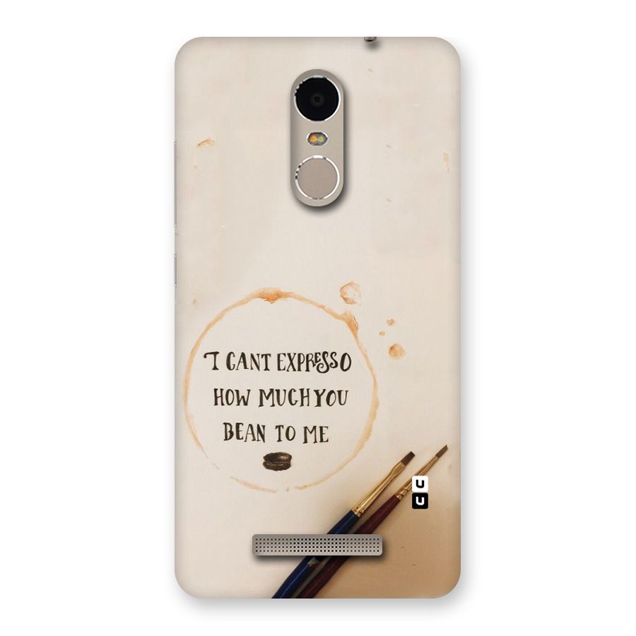 Espresso Bean Back Case for Xiaomi Redmi Note 3