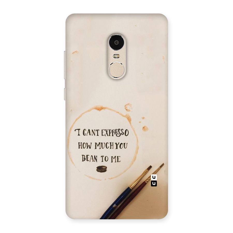 Espresso Bean Back Case for Xiaomi Redmi Note 4