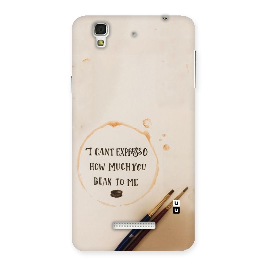 Espresso Bean Back Case for Yu Yureka