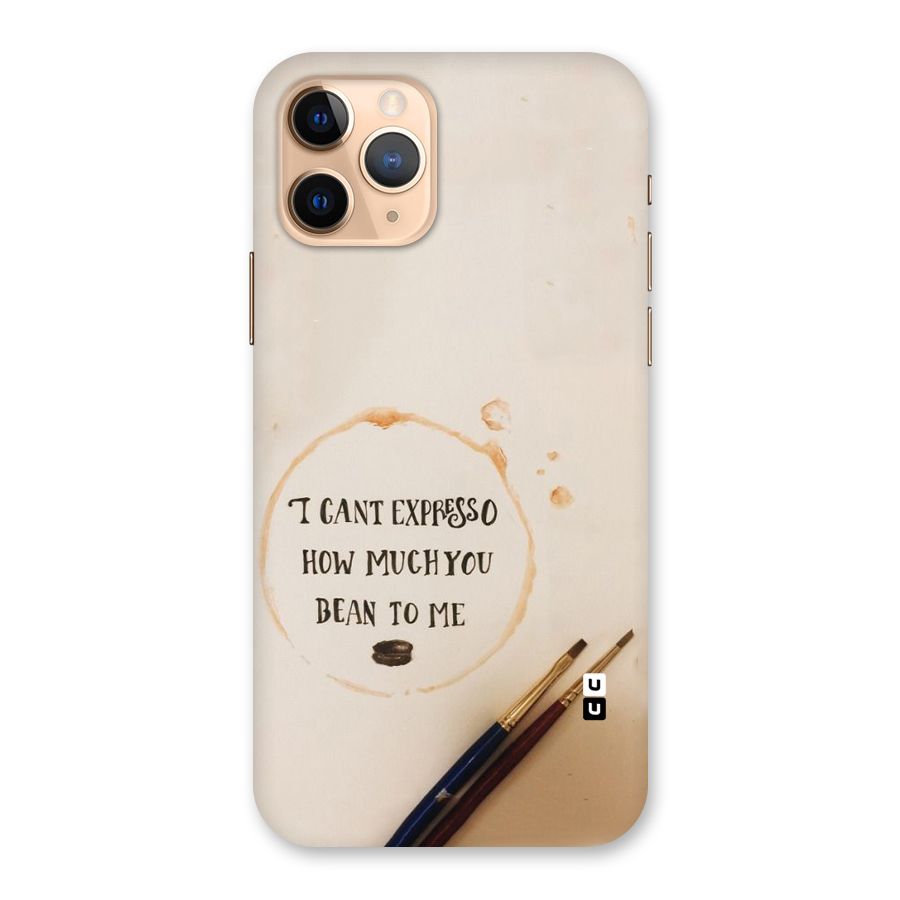 Espresso Bean Back Case for iPhone 11 Pro