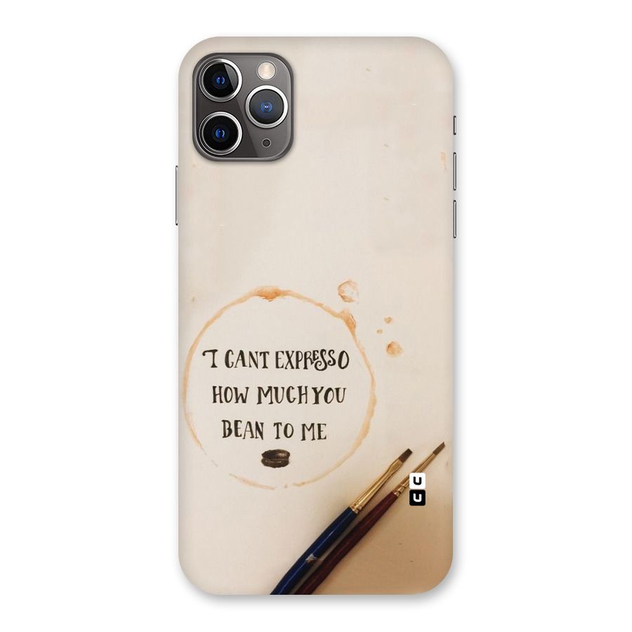 Espresso Bean Back Case for iPhone 11 Pro Max