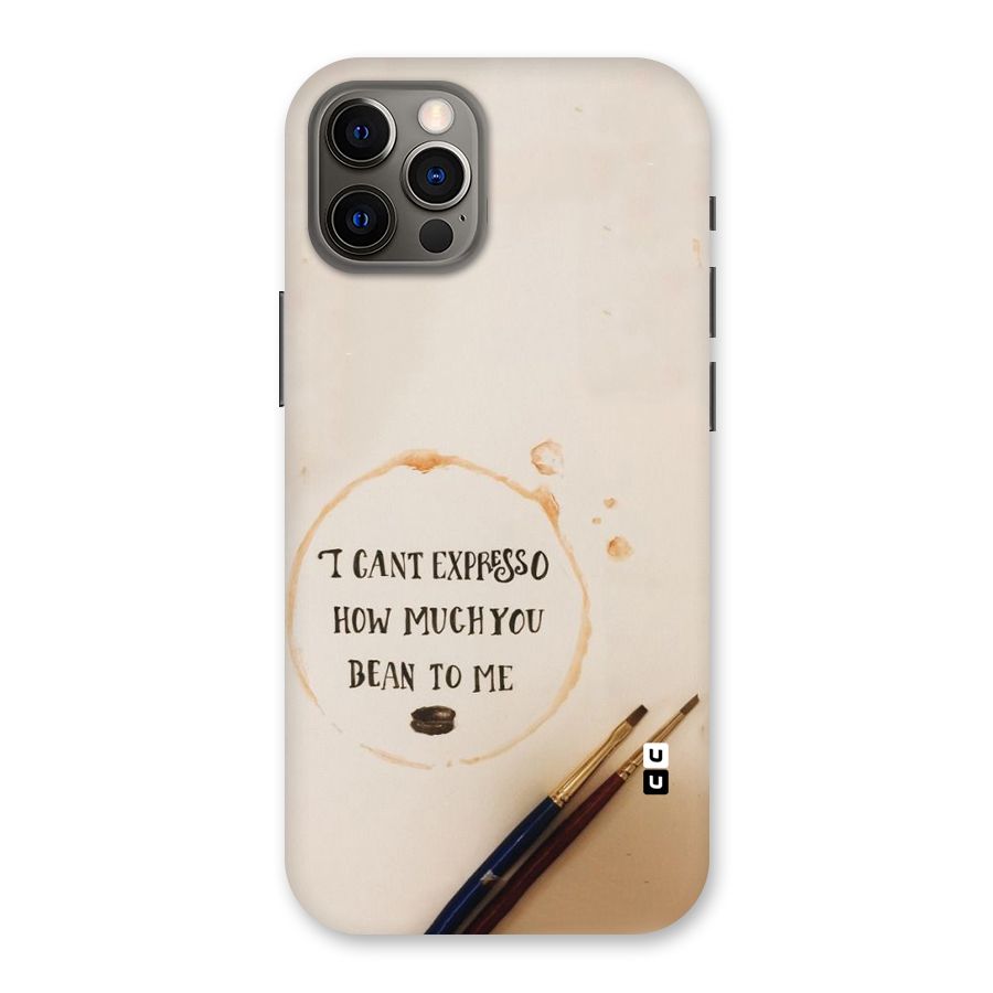 Espresso Bean Back Case for iPhone 12 Pro