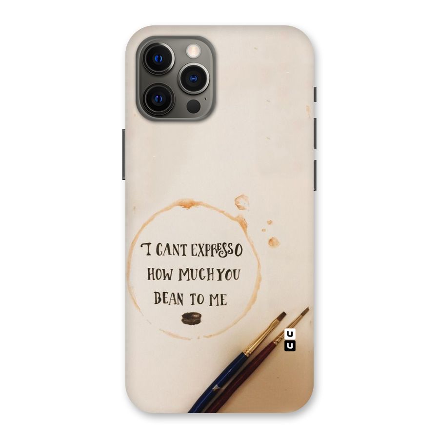 Espresso Bean Back Case for iPhone 12 Pro Max