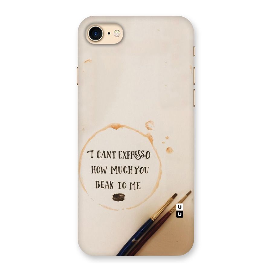 Espresso Bean Back Case for iPhone 7